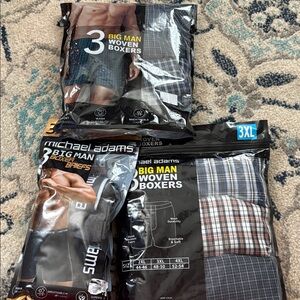 Men's Boxer Briefs - Black and Gray